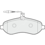 Apec Blue Brake Pads - Front (PD3097) 