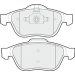 Apec Blue Brake Pads - Front (PD3099) 