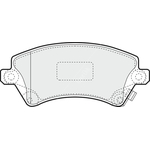 Apec Blue Brake Pads - Front (PD3100) Fits Toyota Corolla