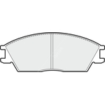 Apec Blue Brake Pads - Front (PD3103) Fits Hyundai