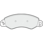 Apec Blue Brake Pads - Front (PD3107) Fits LDV