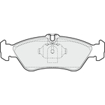 Apec Blue Brake Pads - Rear (PD3113) 