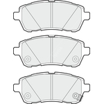 Apec Blue Brake Pads - Front (PD3116) Fits Mazda 2