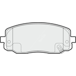 Apec Blue Brake Pads - Front (PD3118) 