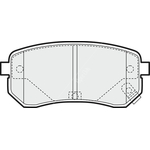 Apec Blue Brake Pads - Rear (PD3124) 