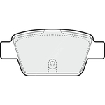 Apec Blue Brake Pads - Rear (PD3128) 