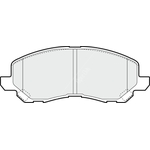 Apec Blue Brake Pads - Front (PD3134) Fits Mitsubishi