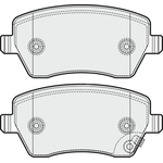 Apec Blue Brake Pads - Front (PD3135) Fits Suzuki