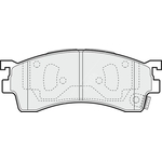 Apec Blue Brake Pads - Front (PD3136) Fits Mazda
