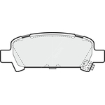 Apec Blue Brake Pads - Rear (PD3137) Fits Subaru