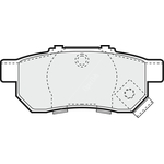 Apec Blue Brake Pads - Rear (PD3142) Fits Honda Integra