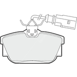 Apec Blue Brake Pads - Rear (PD3147) Fits Volkswagen