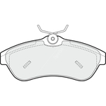 Apec Blue Brake Pads - Front (PD3149) Fits Citroen