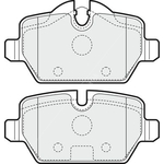 Apec Blue Brake Pads - Rear (PD3150) Fits BMW