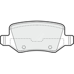 Apec Blue Brake Pads - Rear (PD3151) Fits Mercedes