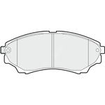 Apec Blue Brake Pads - Front (PD3152) 
