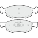 Apec Blue Brake Pads - Front (PD3153) Fits Fiat