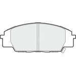 Apec Blue Brake Pads - Front (PD3156) Fits Honda