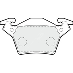 Apec Blue Brake Pads - Rear (PD3171) Fits Mercedes-Benz