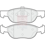 Apec Blue Brake Pads (PD3176) Fits: Fiat Front