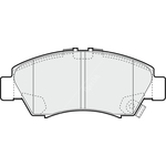 Apec Blue Brake Pads - Front (PD3178) Fits Honda