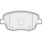 Apec Blue Brake Pads - Front (PD3179) 