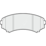 Apec Blue Brake Pads - Front (PD3183) Fits Mazda E2200