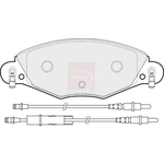 Apec Blue Brake Pads (PD3184) Front