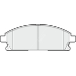 Apec Blue Brake Pads - Front (PD3186) Fits Nissan