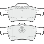 Apec Blue Brake Pads - Rear (PD3187) Fits Mercedes