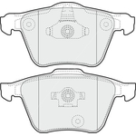 Apec Blue Brake Pads - Front (PD3188) Fits Volvo XC90