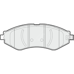 Apec Blue Brake Pads - Front (PD3190) 