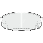 Apec Blue Brake Pads - Front (PD3191) Fits Kia Carens