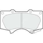 Apec Blue Brake Pads - Front (PD3193) 
