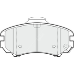 Apec Blue Brake Pads - Front (PD3194) 