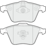 Apec Blue Brake Pads - Front (PD3198) 