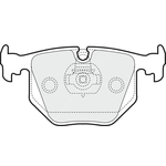 Apec Blue Brake Pads - Rear (PD3199) 