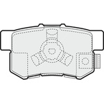 Apec Blue Brake Pads - Rear (PD3204) Fits Honda