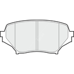 Apec Blue Brake Pads - Front (PD3205) Fits Mazda MX5