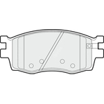 Apec Blue Brake Pads - Front (PD3207) 