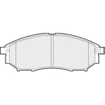 Apec Blue Brake Pads - Front (PD3209) 