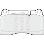 Apec Blue Brake Pads - Front (PD3213) 