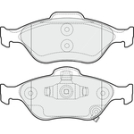 Apec Blue Brake Pads - Front (PD3217) Fits Toyota