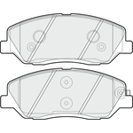 Apec Blue Brake Pads - Front (PD3222) 