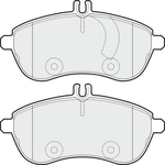 Apec Blue Brake Pads - Front (PD3223) Fits Mercedes