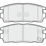 Apec Blue Brake Pads - Rear (PD3225) 