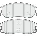Apec Blue Brake Pads - Front (PD3226) 