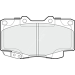 Apec Blue Brake Pads - Front (PD3232) Fits Toyota