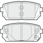 Apec Blue Brake Pads - Rear (PD3235) Fits Kia Carens