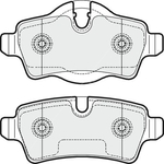 Apec Blue Brake Pads - Rear (PD3240) Fits Mini